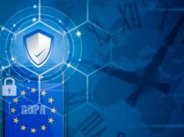 The Strategic Importance of Digital Sovereignty in 2026 Padlock over smartphone and EU flag inside mobile phone and EU map, symbolizing the EU General Data Protection Regulation or GDPR. Digital Sovereignty concept