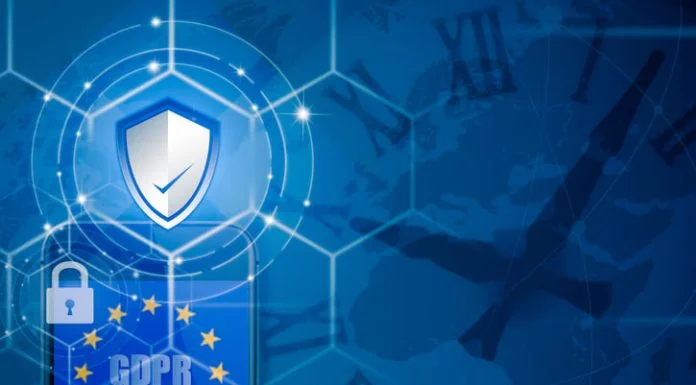 The Strategic Importance of Digital Sovereignty in 2026 Padlock over smartphone and EU flag inside mobile phone and EU map, symbolizing the EU General Data Protection Regulation or GDPR. Digital Sovereignty concept
