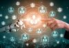 HR at the Centre of the AI Transformation. AI and Future Work concept