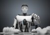 Why Businesses Must Act Now on Agentic AI Risk Agentic AI Risk. Humanoid playing chess