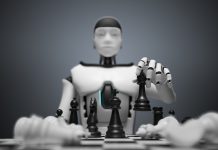 Why Businesses Must Act Now on Agentic AI Risk Agentic AI Risk. Humanoid playing chess