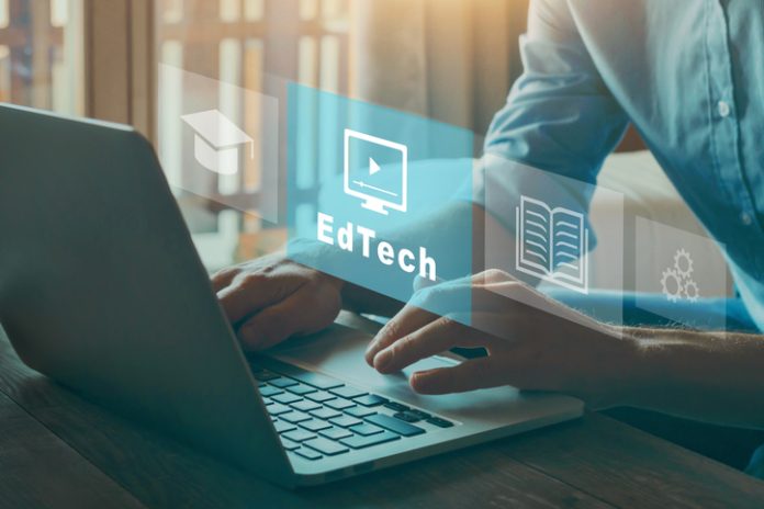 EdTech Education Technology concept, e-learning EdTech Education Technology