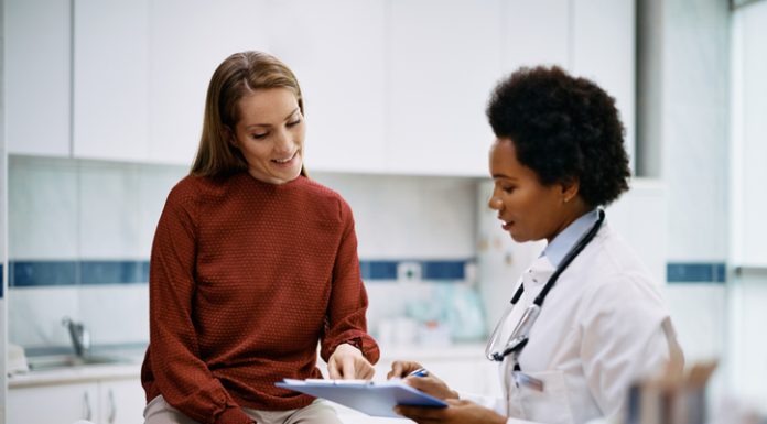 Woman investing on health