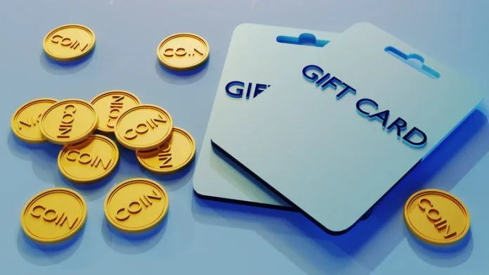 isolated gift card and gold coin crypto-to-gift card solutions