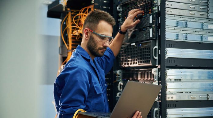 Managing Used Servers - server room