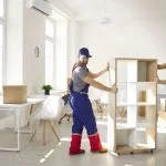 Office Furniture Removal - furniture unloading