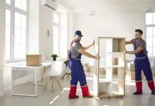 Office Furniture Removal - furniture unloading
