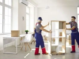 Office Furniture Removal - furniture unloading