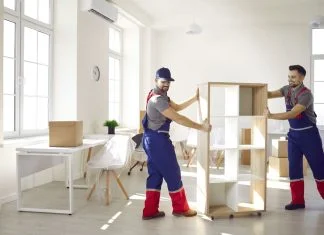 Office Furniture Removal - furniture unloading