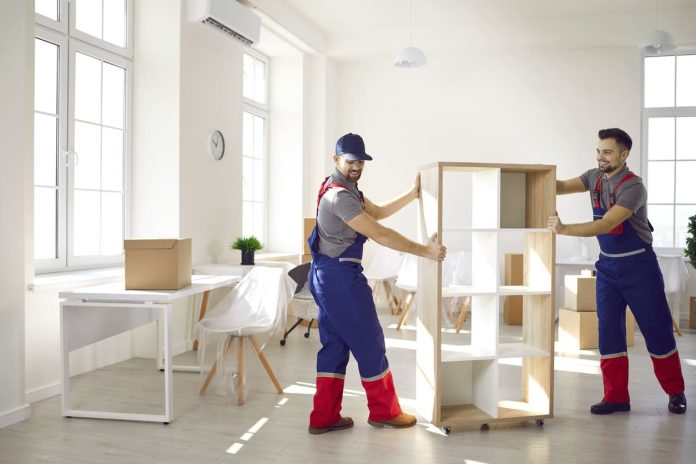 Office Furniture Removal - furniture unloading