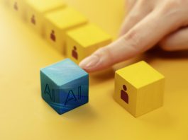 Choosing an AI Cube that Stand Out among many Human Worker