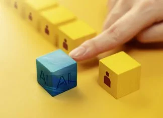 Choosing an AI Cube that Stand Out among many Human Worker