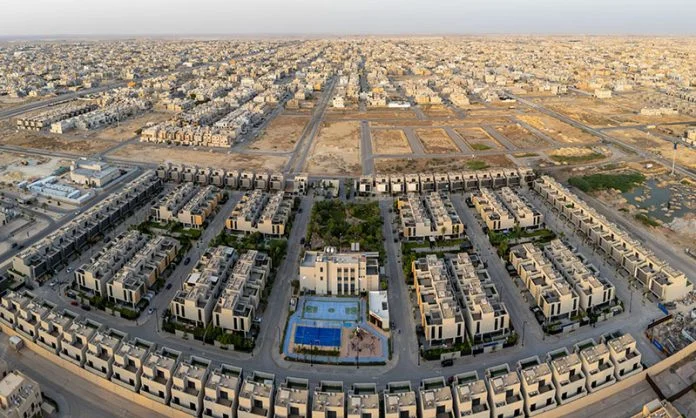 Residential Compound Aerial View in Saudi Arabia Saudi Arabia construction