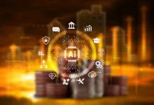 AI Artificial intelligence for business concept. AI goldrush.