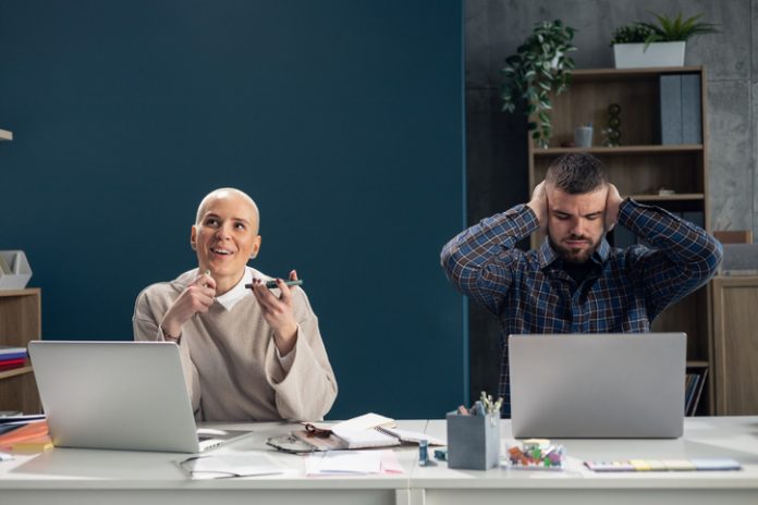 Avoiding conversation in the workplace