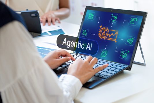 Agentic AI is Scaling Faster Than Organisations Can Govern It Businesswoman use agentic ai with ai agent using autonomous workflow for automation represents artificial intelligence innovation and digital transformation