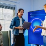 Stop Asking What AI Can Do. Start Asking What Only Humans Can See Organizations planning and strategizing using AI. concept of Humans Can See in the AI Era