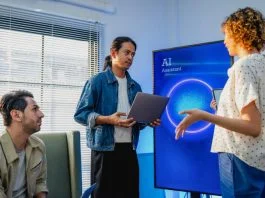 Stop Asking What AI Can Do. Start Asking What Only Humans Can See Organizations planning and strategizing using AI. concept of Humans Can See in the AI Era