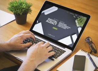 Computer desktop digital agency