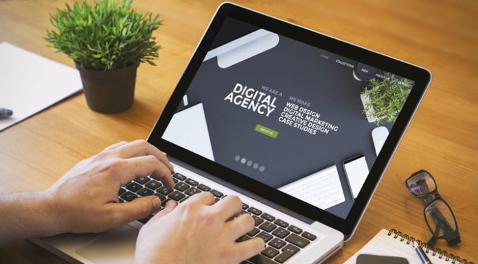 Computer desktop digital agency