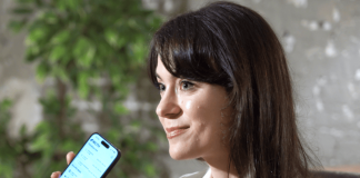 wooman holding mobile phone for Pre-IPO