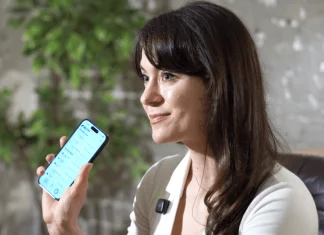 wooman holding mobile phone for Pre-IPO