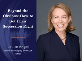 Beyond the Obvious - How to Get Chair Succession Right