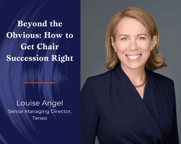 Beyond the Obvious - How to Get Chair Succession Right