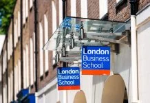 London Business School signage