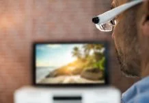 RayNeo Air 4 Pro - Watching TV Movie