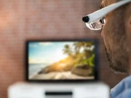 Wearing a 201-inch OLED TV: RayNeo Air 4 Pro HDR10 AR Glasses Review RayNeo Air 4 Pro - Watching TV Movie