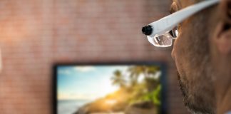 Wearing a 201-inch OLED TV: RayNeo Air 4 Pro HDR10 AR Glasses Review RayNeo Air 4 Pro - Watching TV Movie