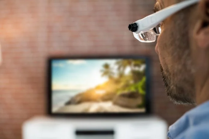 RayNeo Air 4 Pro - Watching TV Movie