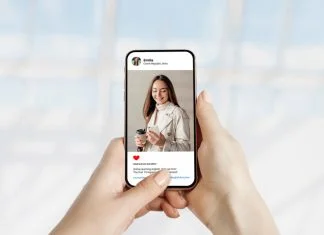 woman gaining instagram likes