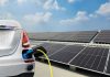 Solar Panels with an EV Charger