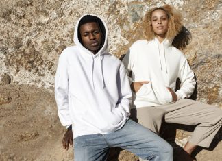 Couple wearing hoodies