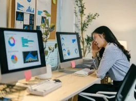 Why Full Stack Observability Tools Fail — And How the Right Process Fixes It woman problematic after Full Stack Observability Tools Fail