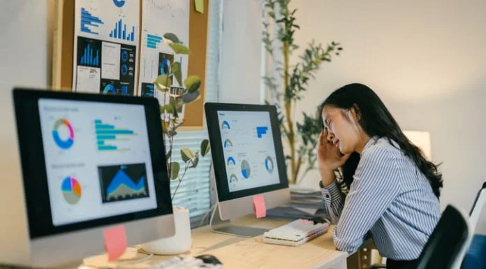 Why Full Stack Observability Tools Fail — And How the Right Process Fixes It woman problematic after Full Stack Observability Tools Fail
