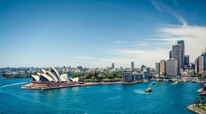 First Time in Australia - View of Sydney Harbour