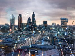 Technology, transformation and innovation idea in london