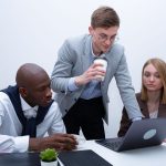 Team of professionals having Training Programs