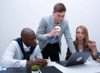 Team of professionals having Training Programs