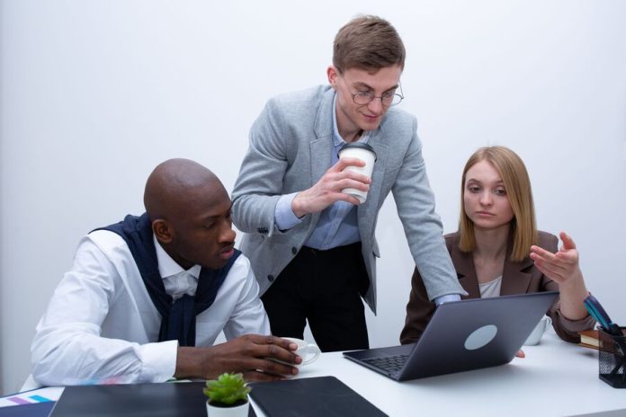 pexels-mikhail-nilov-6930556 (1) Team of professionals having Training Programs