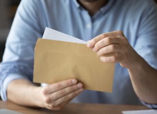 Person received a Direct Mail from the bank