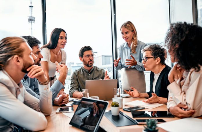 iStock-2149881668 (1) communication skills during team collaboration