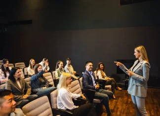 business students