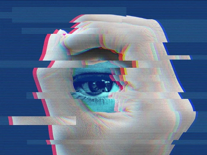 Big brother is watching distorted glitch collage art Surveillance at Work: Big Brother is Monitoring You