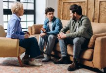 How Parents Can Help Teenagers Navigate Online Language and Peer Pressure How Parents Can Help - Father and teenage son talking