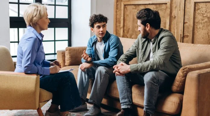 How Parents Can Help - Father and teenage son talking