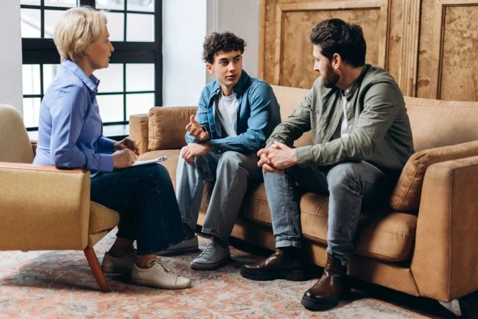 How Parents Can Help - Father and teenage son talking